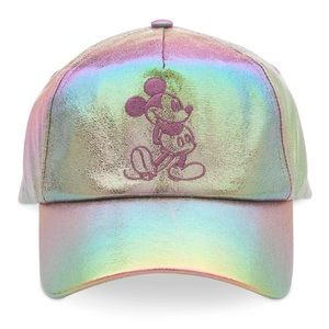 NWT Disney Parks Earidescent WDW 50th Anniversary baseball hat.